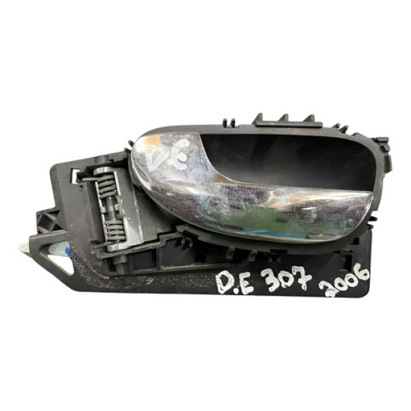 Maçaneta Interna Diant Esquerda Peugeot 307 2011 9643604577  Dianteira