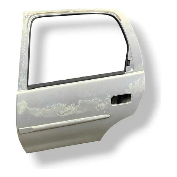 Porta Traseira Esquerda Chevrolet Corsa 2006 2007 A 2016 Traseira Esquerda Prateado