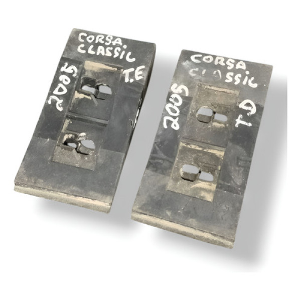 Par Guia Parachoque Traseiro Gm Corsa Classic 2005 93297007