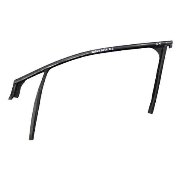 Borracha Canaleta Vidro Dianteira Esquerda Fiat Bravo 2012 Preto