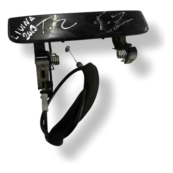 Maçaneta Externa Tampa Traseira Nissan Livina 1.8 2013 2014 - Preto - Traseira