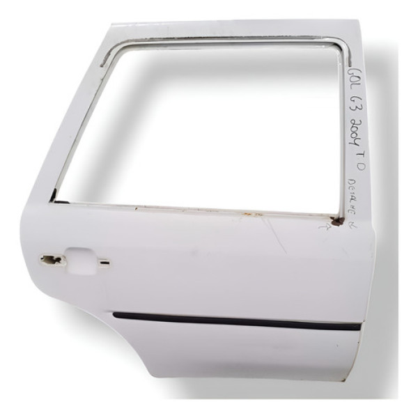 Porta Traseira Direita Volkswagen Gol 1.0 2004 Detalhe Traseira Direita Prateado