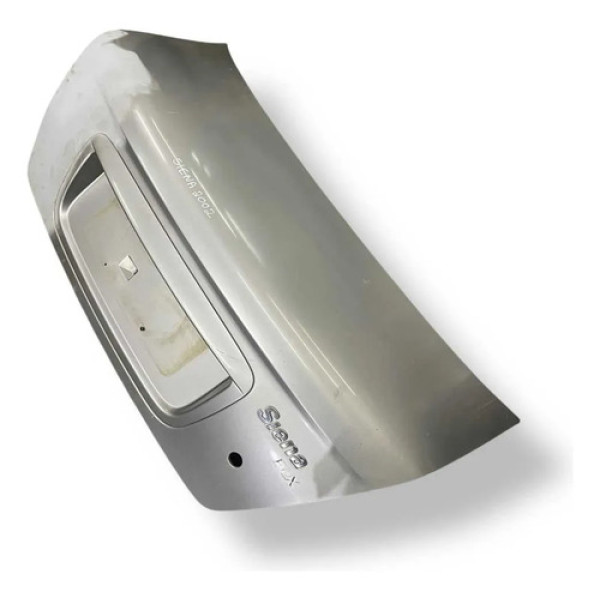 Tampa Traseira Porta Malas Fiat Siena 1.0 - 2000 2001 2002  Prateado