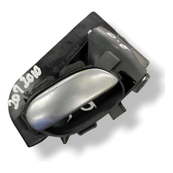 Maçaneta Interna Diant Esquerda 207 Passion 2010 9623698477 - Prateado - Dianteira