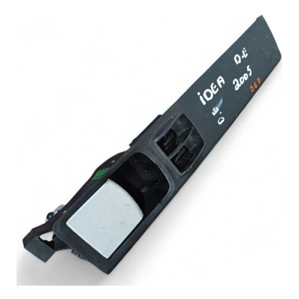 Moldura Botao Com Maçaneta Dianteiro Esquerda Fiat Idea 2005