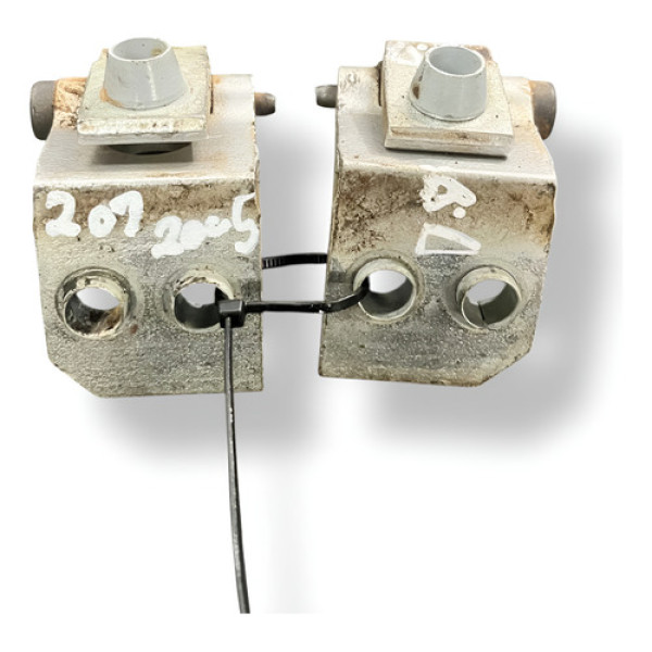 Par Dobradiças Porta Diant Direita Peugeot 207 2005 A 2011