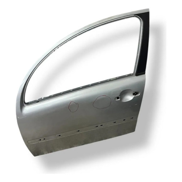 Porta Dianteira Esquerda Citroën C3 2005 2006/2010 Detalhe Dianteira Esquerda Cinza