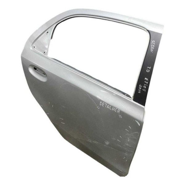 Porta Tras Direita S/vidro Toyota Etios Sedan 2014 C/detalhe Traseira Direito