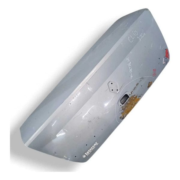 Tampa Traseira Porta Malas Renault Clio 2006 A 2008 Detalhe Branco