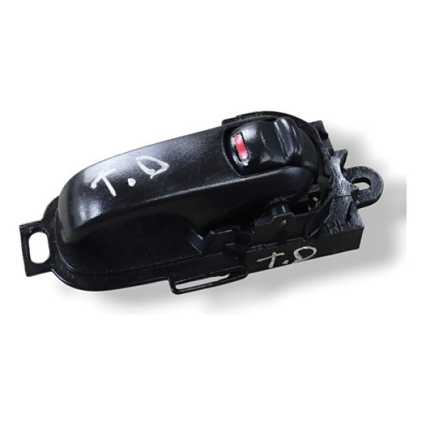 Maçaneta Interna Traseira Direita Nissan Livina 2014 2015 - Preto - Traseira