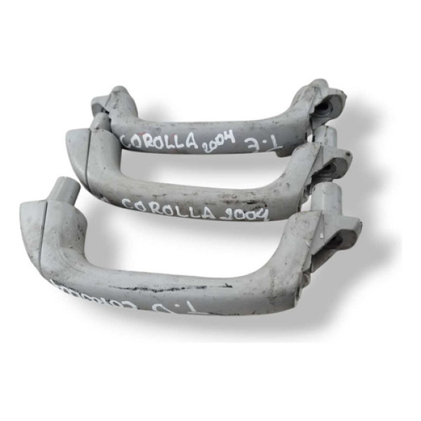 Trio Alças Teto Toyota  Corolla 1.8 2004 2005 2006 2007 2008 - Cinza