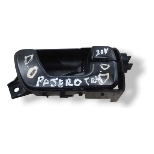 Maçaneta Interna Diant Direita Pajero Tr4 2011 Mr393472 Preto Dianteira