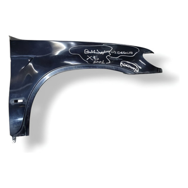 Paralama Dianteiro Direito Bmw X5 2001 A 2006 Com Detalhes 