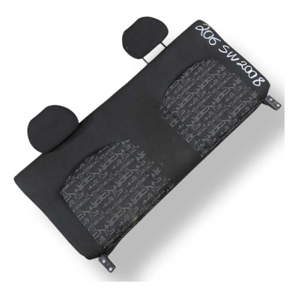 Encosto Banco Traseiro Peugeot 206 Sw 1.4 2008 2009 2010 Prateado