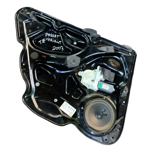 Maquina Vidro Porta Traseira Esquerda Passat 2007