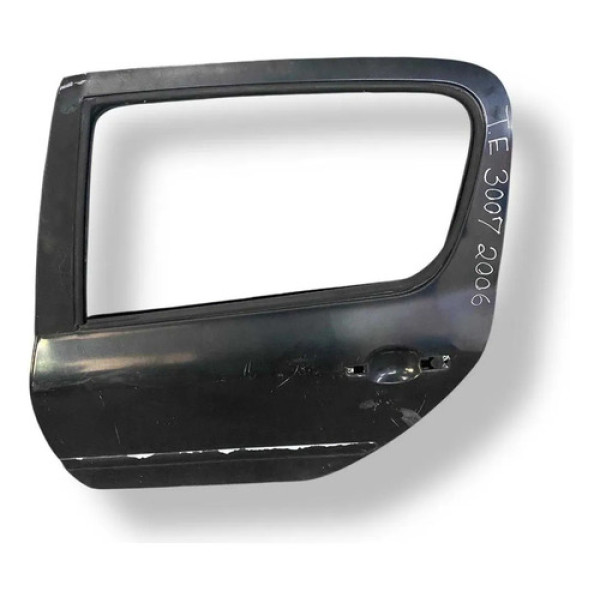 Porta Traseira Esquerda Peugeot 307 Sw 2.0 2006 2007 Detalhe Traseira Esquerda Prateado