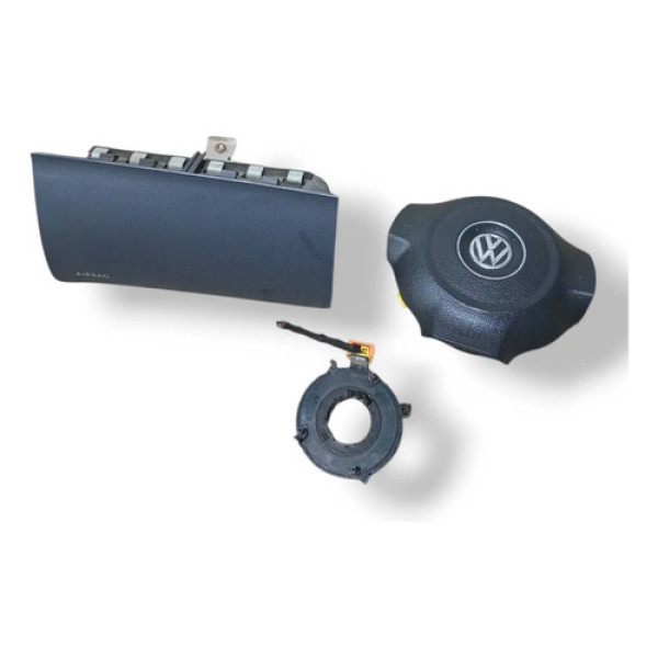 Kit Air Bag Bolsa Cinta Volkswagen Voyage 2014 2015 2016 Preto