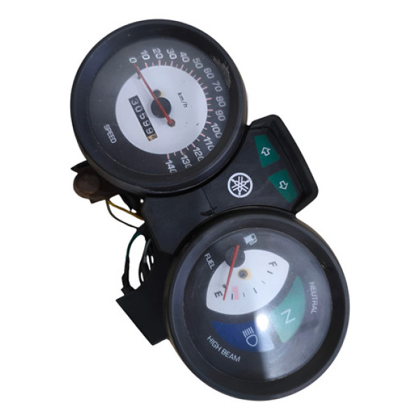 Painel De Instrumentos Completo Yamaha Ybr 125 2005 Detalhe Preto