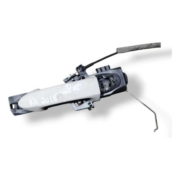 Maçaneta Externa Dianteira Esquerda Ford Ka 2017 2018 2019 Branco Dianteira