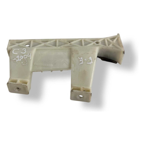 Guia Vidro Dianteiro Esquerdo Citroen C3 2004 9653410480   - Cinza