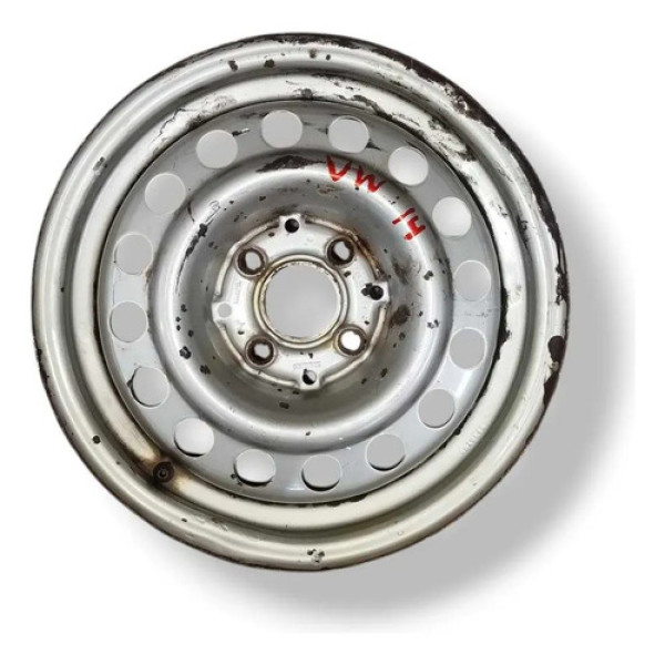 Roda Avulsa Aro 14 Vw Gol G1 Voyage Saveiro Parati Polo Cinza