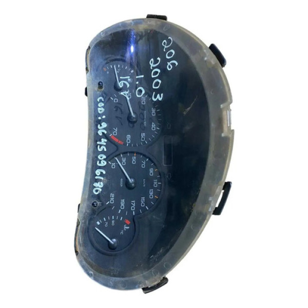 Painel Instrumento Peugeot 206 2003 555000301200/9645096180 Água