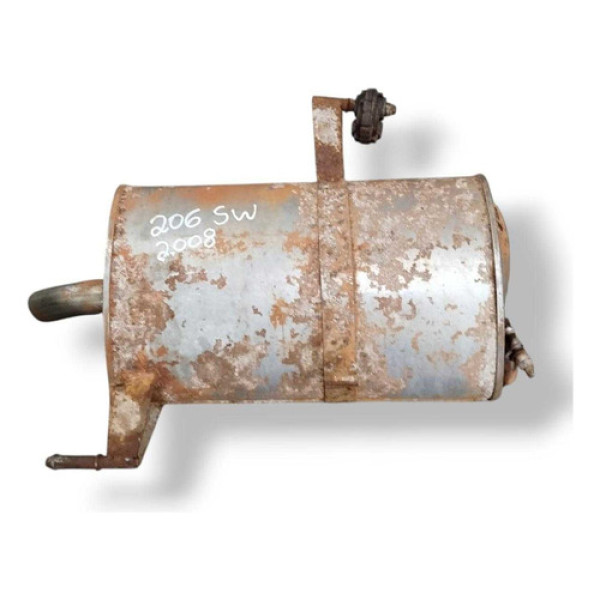 Escapamento Silencioso  Peugeot 206 Sw 2005 2006 2007 2008