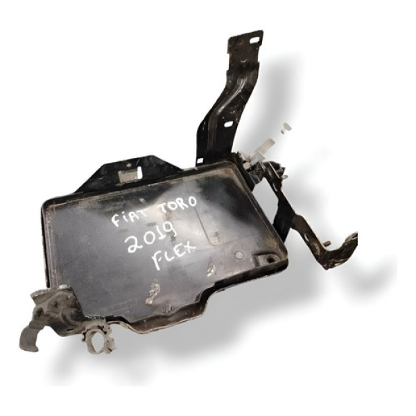 Suporte Base Bateria Fiat Toro 2019 2020 2021 2022  Flex Preto
