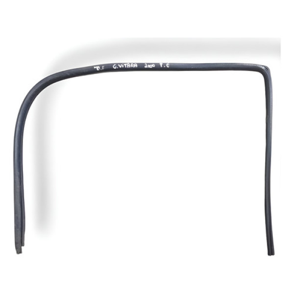 Canaleta Vidro Porta Traseira Esquerda  Grand Vitara  2000 Preto