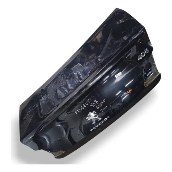 Tampa Traseira Porta Malas Peugeot 408 Sedan 2011 2012 2013 Preto