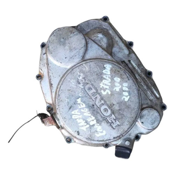 Tampa Motor Embreagem Honda Cbx 200 Strada 1999 2000 2001 Prateado