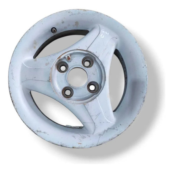 Roda Liga Avulsa Aro 13 Chevrolet Corsa Onix Classic 4 Furos Branco