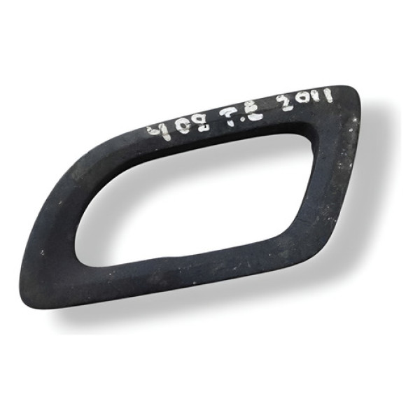 Moldura Maçaneta Interna Traseira Esquerda Peugeot 408 2011 - Preto - Traseira