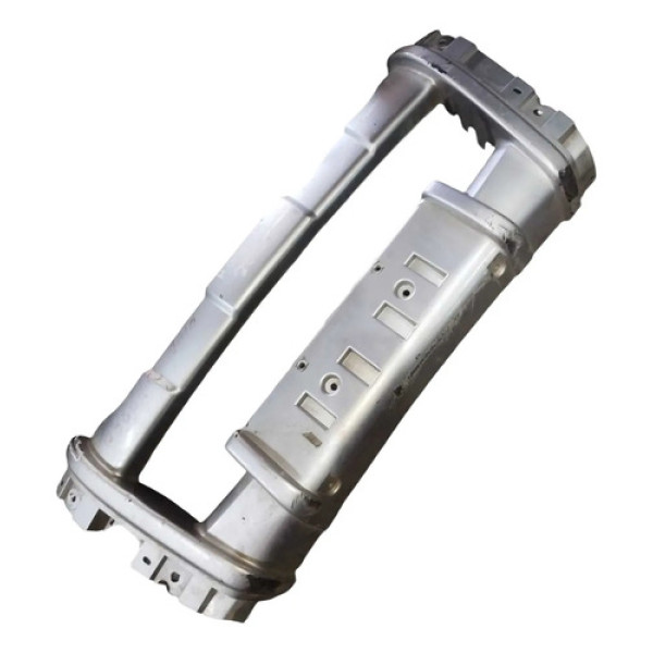 Moldura Parachoque Dianteiro Peugeot 207 2012 9670243580 Cinza Fosco