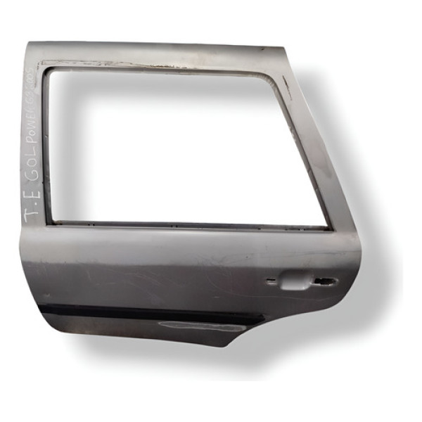 Porta Traseira Esquerda Vw Gol G3 2001 2005 2006  Detalhe Cinza Traseira Esquerda