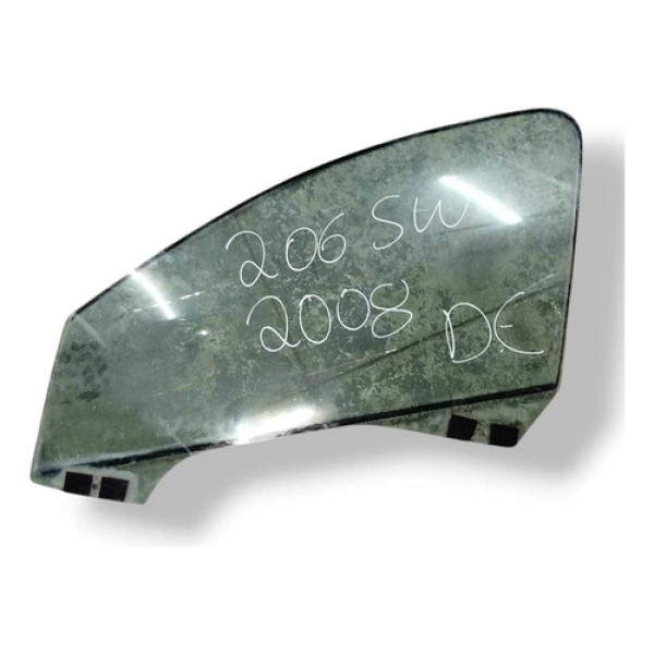 Vidro Porta Dianteira Esquerda Peugeot 206 Sw 2006 2007 2008
