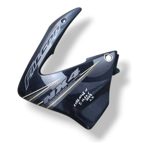 Aba Tanque Esquerdo C/detalhe Nx4 Falcon 2008 64320mcg0000 Preto