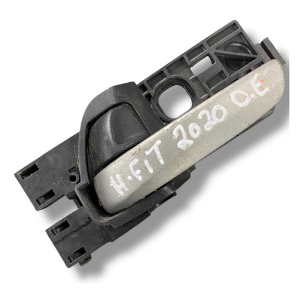 Maçaneta Interna Porta Dianteira Esq Honda Fit 2020 - Cx2321 Prateado Dianteira