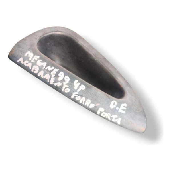 Moldura Puxador Porta Dianteira Esquerda Renault Megane 1999 Preto