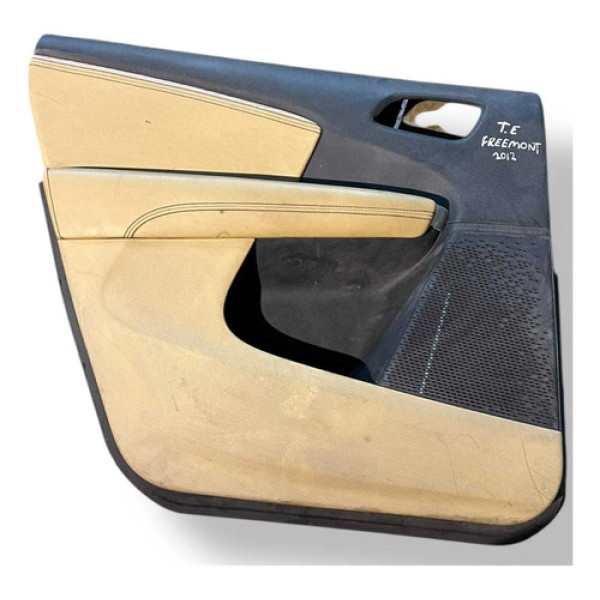 Forro Porta Traseira Esquerda Fiat Freemont 2012/13 3001071l Bege E Preto