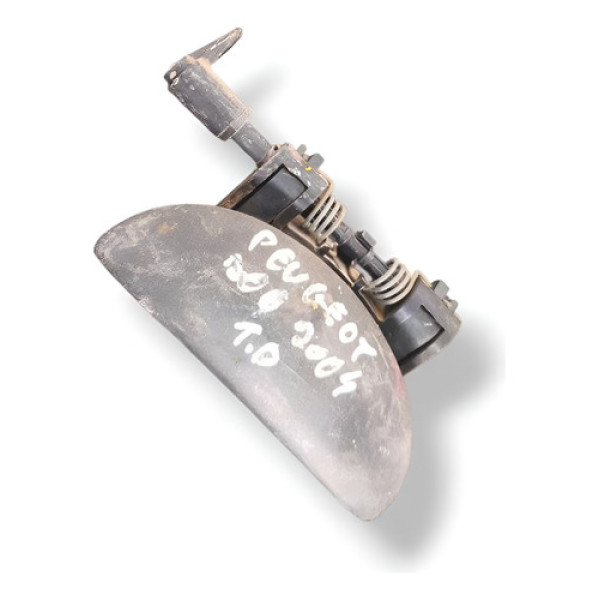 Maçaneta Externa Traseira Direita Peugeot 206 2000 A 2004 - Preto - Traseira