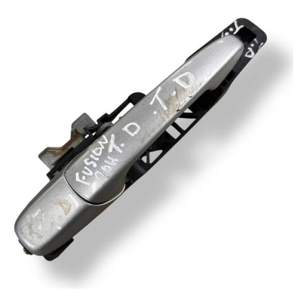 Maçaneta Traseira Direita Ford  Fusion 2.5 2011 A 2012  - Prateado - Traseira