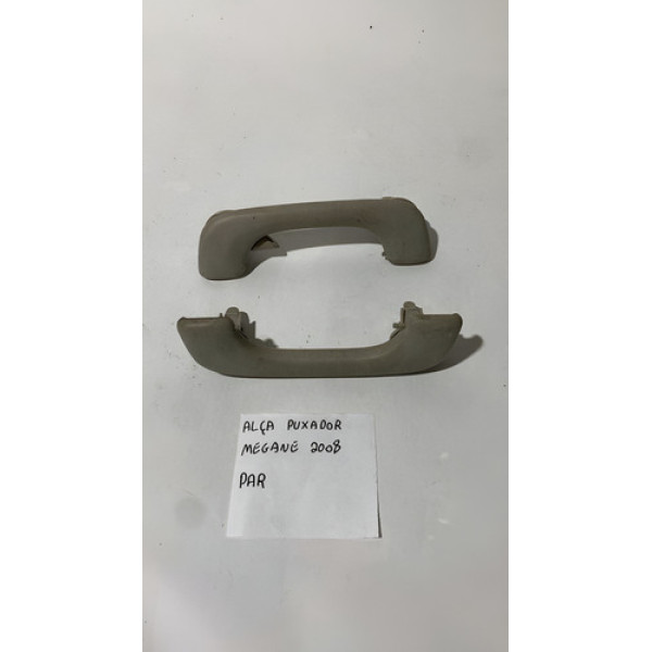 Par Puxador Alça Teto Pqp  Renault Megane 2008  Dianteira
