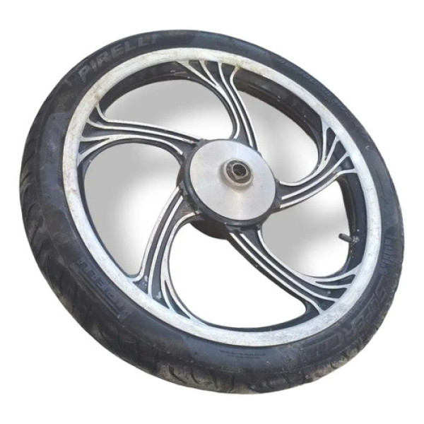 Roda Leve Dianteira Honda Cg 150 Titan 2006 2007 2008 2009 Preto