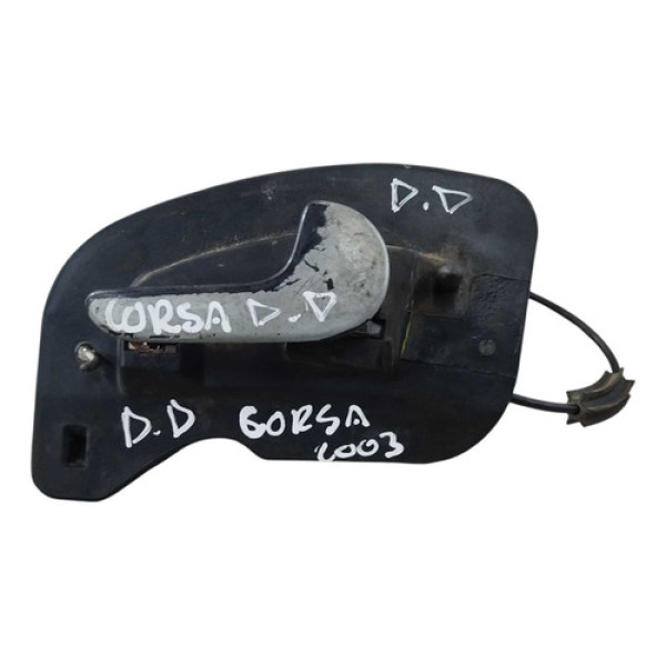 Maçaneta Interna Dianteira Direita Gm Corsa 2003 13104264  Preto Dianteira