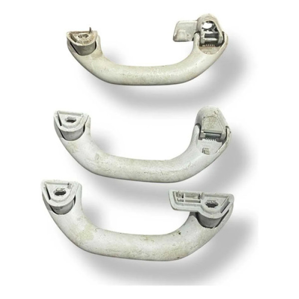 Kit 3 Alça Teto Puxador Volkswagen Polo 2009 2010 2011 2012 Verde-escuro