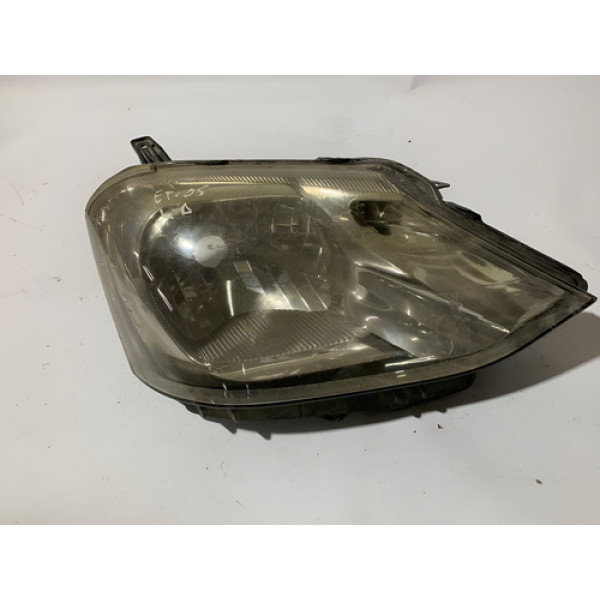 Farol Lado Direito Etios Com Avaria  Direito