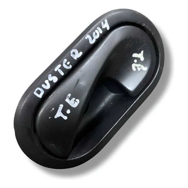 Maçaneta Interna Porta Traseira Esquerda Duster 2014 0503100 Preto Traseira