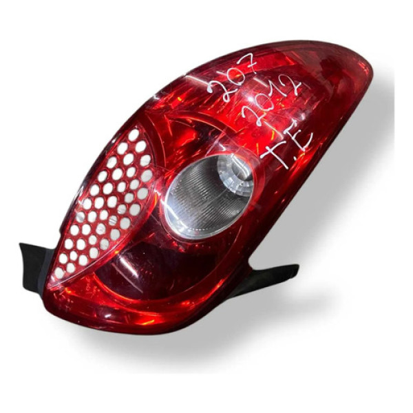 Lanterna Lado Esquerdo Peugeot 207 2012 2013 2014 Detalhe Esquerdo/motorista Vermelho