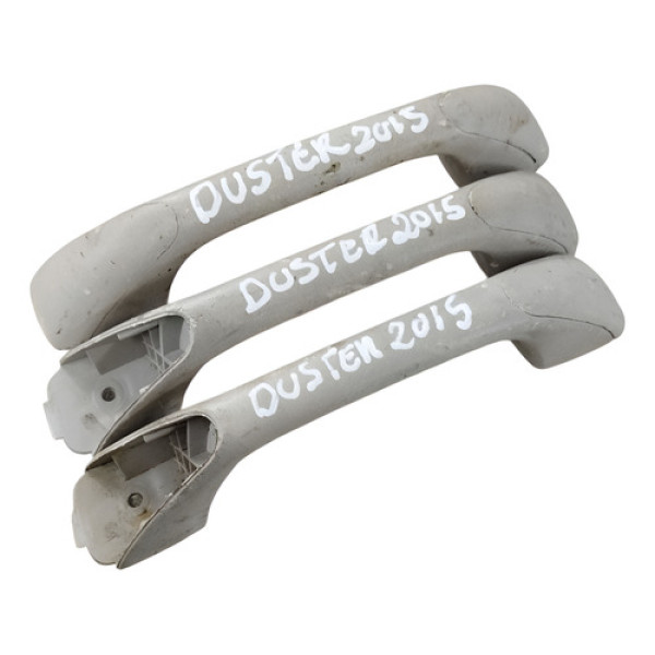 Par Alça Teto  Dianteira  Renault  Duster 2.0  2015 Bege